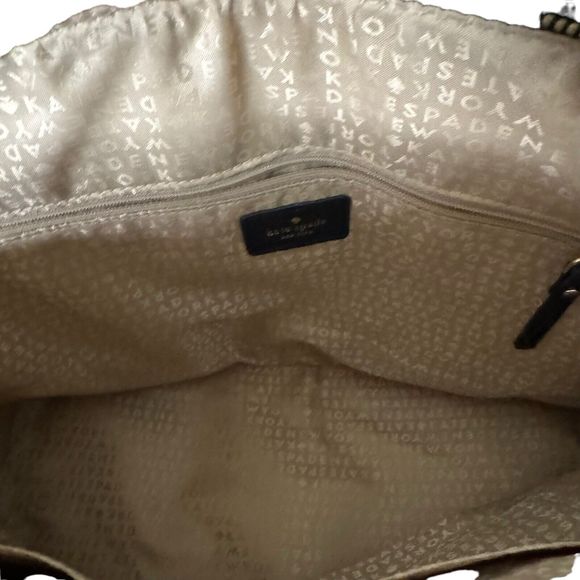 Kate Spade Southport Ave Aleesa Blue Pebbled Leather Satchel Bag Purse Tote a15 - Picture 5 of 5